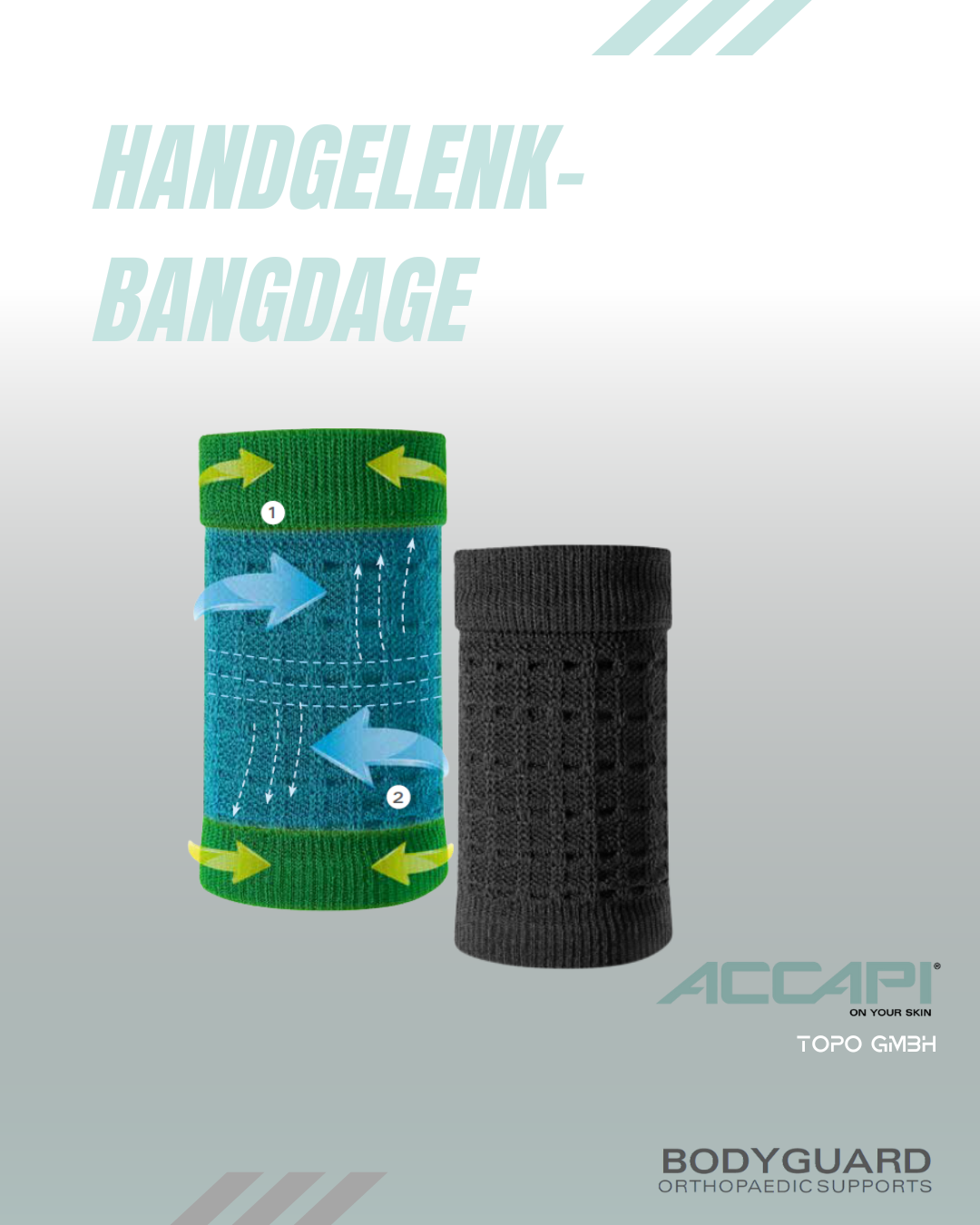 Accapi® FIR Handgelenksbandage - Paar